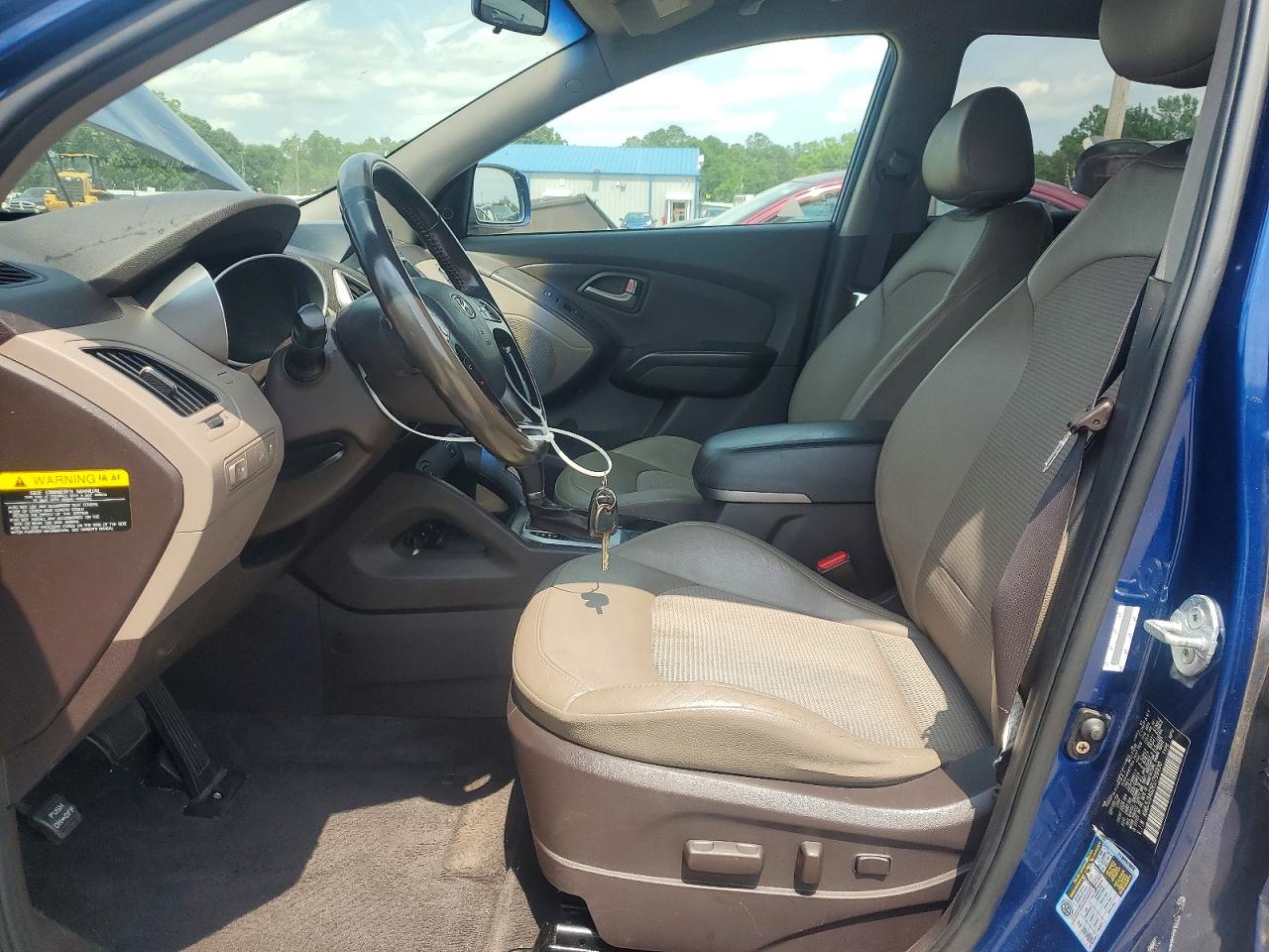 2014 Hyundai Tucson VIN KM8JU3AG2EU799930 COPART salvage auction — Side, AL - CERT OF TITLE-SALVAGE TITLE, sold $1,100 on 2026-07-02 (photo 7)
