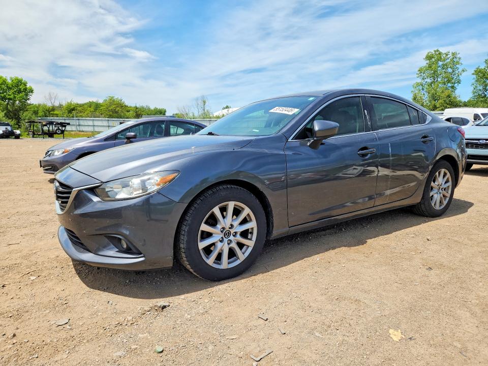 2014 Mazda 6 VIN JM1GJ1U65E1146508 COPART salvage auction — HAIL, Oh - Cert Of Title-Salvage, sold $1,400 on 2026-07-06 (photo 1)