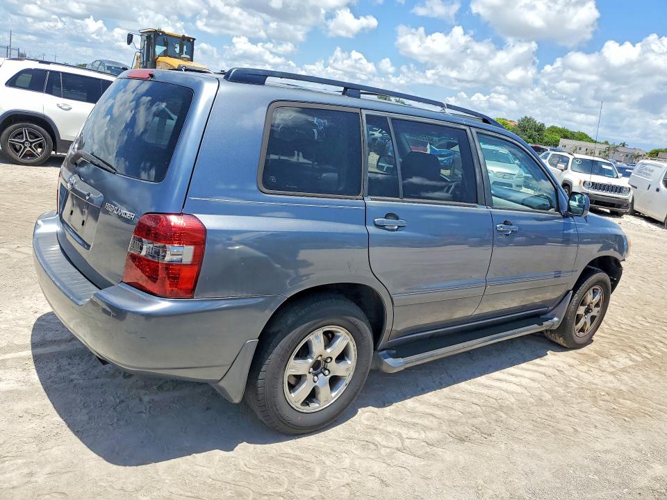 2006 Toyota Highlander VIN JTEGD21A560150910 COPART salvage auction — FRONT END, FL - CERT OF TITLE SLVG REBUILDABLE, sold $725 on 2026-07-24 (photo 3)