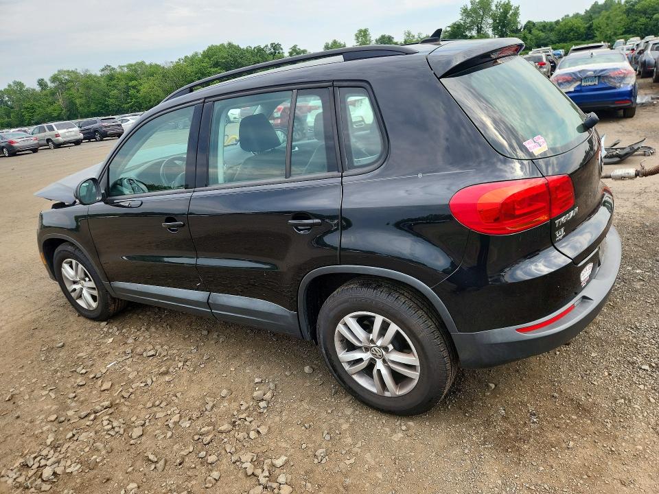 2017 Volkswagen Tiguan VIN WVGBV7AX1HK000146 COPART salvage auction — FRONT END, Ct - Cert Of Title-Salvage, sold $1,300 on 2026-07-10 (photo 2)