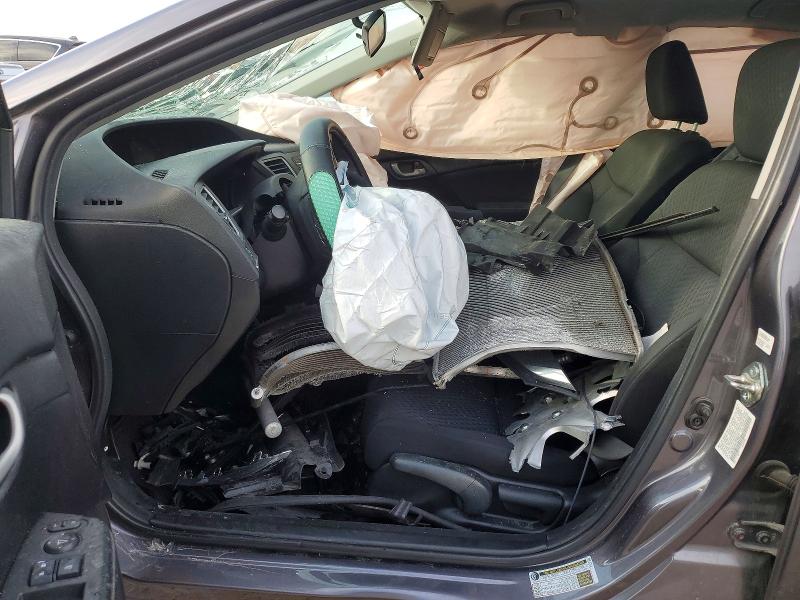2015 Honda Civic VIN 19XFB2F54FE286812 COPART salvage auction — ALL OVER, Tx - Salvage Vehicle Title, sold $500 on 2026-07-10 (photo 7)