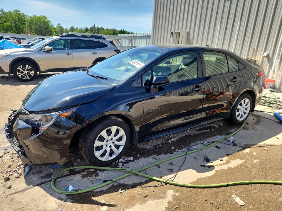 2022 Toyota Corolla VIN JTDEPMAE0NJ216645 COPART salvage auction — FRONT END, Wi - Junked Vehicle Bill Of Sale, sold $3,000 on 2026-07-20 (photo 1)