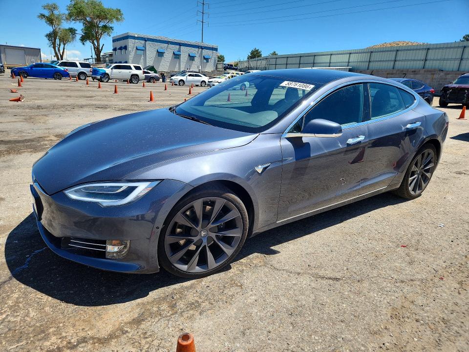 2021 Tesla Model s VIN 5YJSA1E20MF427773 COPART salvage auction — FRONT END, NM - CERT OF TITLE-SALVAGE, sold $275 on 2026-07-27 (photo 1)