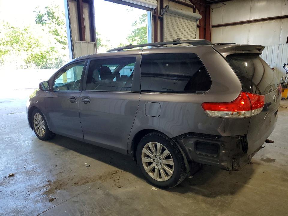 2011 Toyota Sienna VIN 5TDDK3DCXBS013954 COPART salvage auction — REAR END, NY - MV-907A SALVAGE CERTIFICATE, sold $1,950 on 2026-07-15 (photo 2)