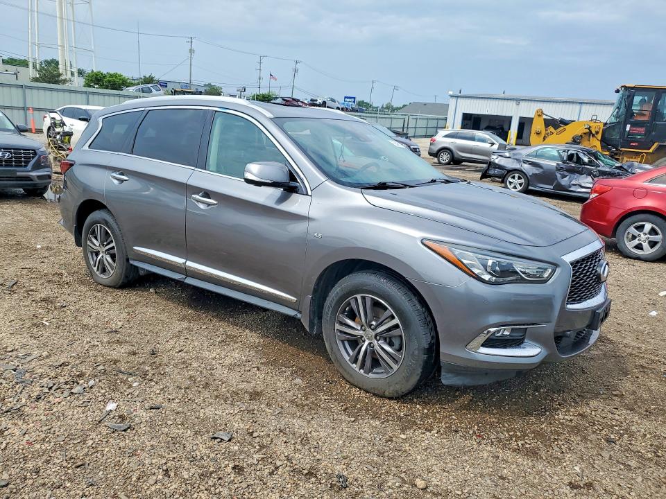 2019 Infiniti Qx60 VIN 5N1DL0MM2KC506979 COPART salvage auction — VANDALISM, Il - Salvage Certificate, sold $2,200 on 2026-07-10 (photo 4)