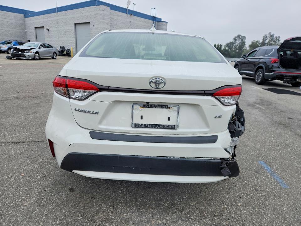 2020 Toyota VIN JTDEPRAE5LJ009212 COPART salvage auction — REAR END, Ca - Salvage Certificate, sold $4,500 on 2026-07-16 (photo 6)