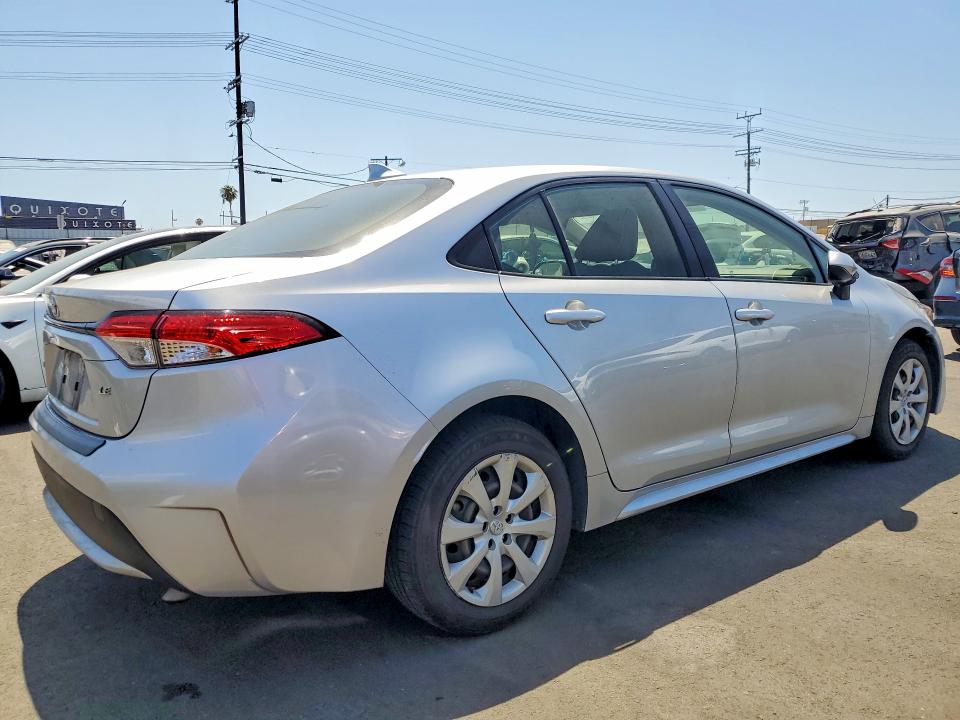 2020 Toyota Corolla VIN JTDEPRAE2LJ066175 COPART salvage auction — SIDE, Ca - Salvage Certificate, sold $4,700 on 2026-07-08 (photo 3)