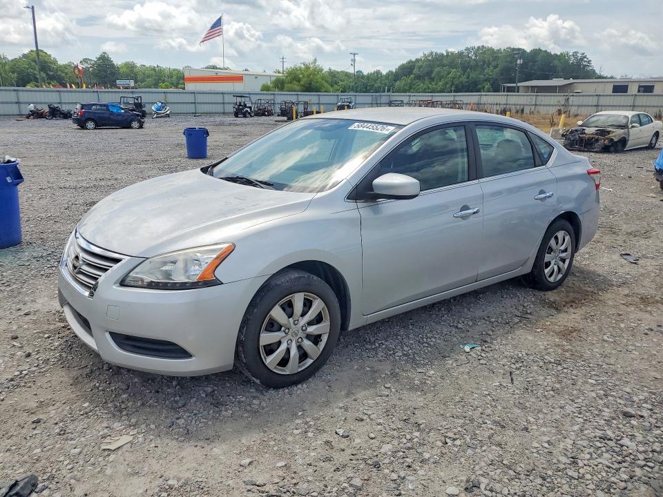 2014 Nissan Sentra VIN 3N1AB7AP9EY209580 COPART salvage auction — FRONT END, Al - Certificate Of Title, sold $375 on 2026-07-09 (photo 1)