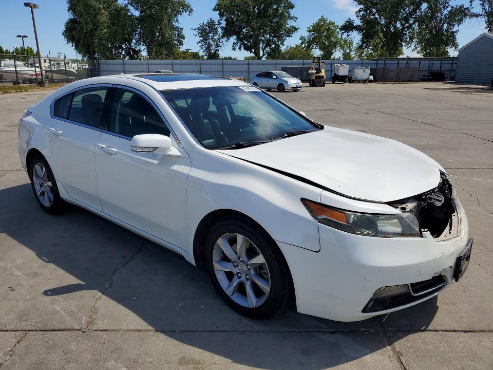 2013 Acura Tl VIN 19UUA8F55DA000058 COPART salvage auction — FRONT END, Ca - Salvage Certificate, sold $2,600 on 2026-07-20 (photo 4)