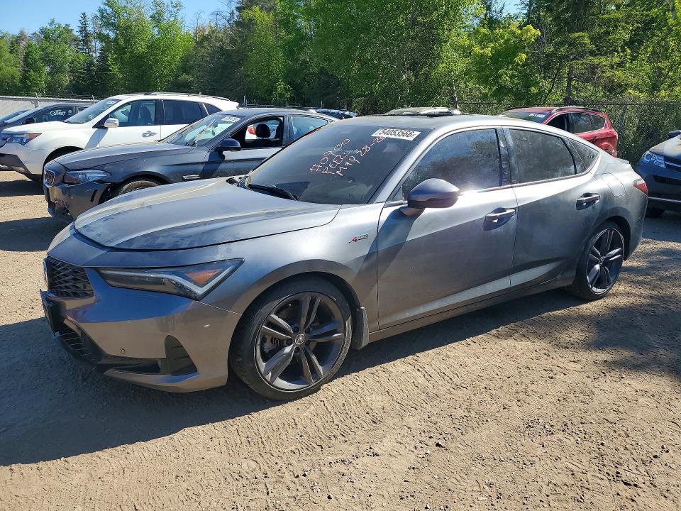 2023 Acura Integra VIN 19UDE4H61PA800900 COPART salvage auction — VANDALISM, ON - PERMIT NO BRAND - UNFIT, sold $13,300 on 2026-08-25 (photo 1)