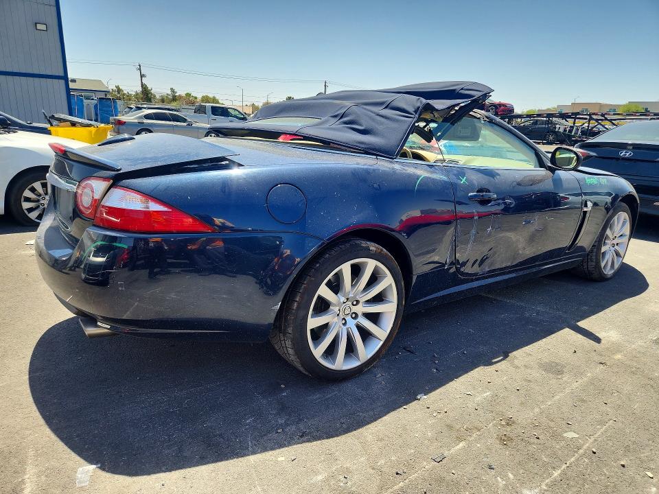 2008 Jaguar Xk VIN SAJWA44B085B26291 COPART salvage auction — ROOF, Nv - Salvage Title, sold $500 on 2026-07-20 (photo 3)