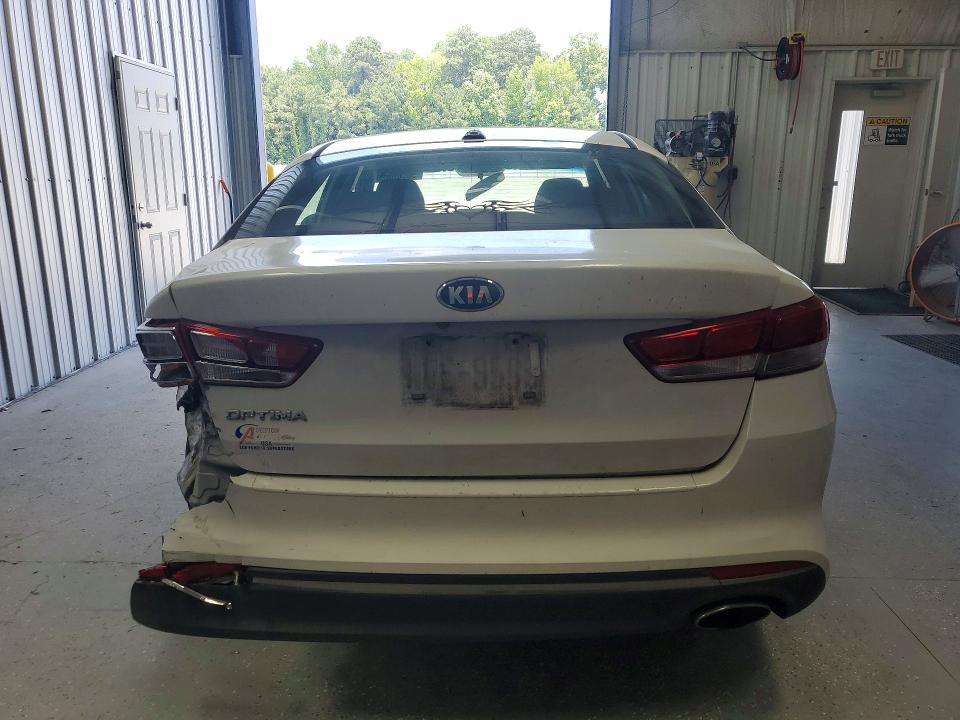 2016 Kia Optima VIN 5XXGT4L33GG017998 COPART salvage auction — REAR END, Nc - Salvage Certificate Of Title, sold $550 on 2026-07-28 (photo 6)