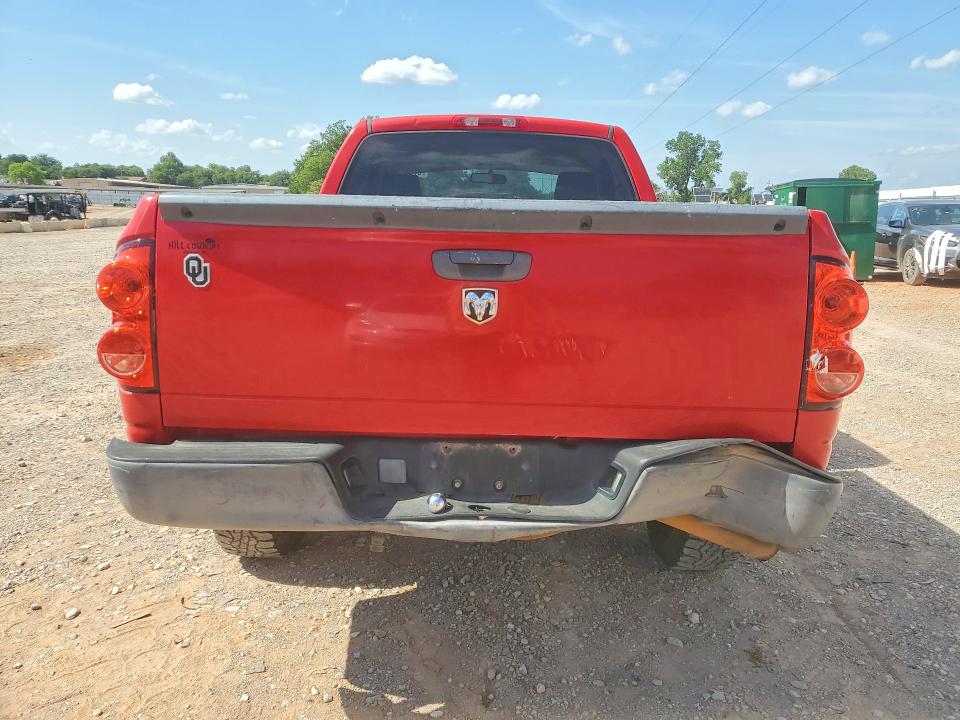 2008 Dodge Ram VIN 1D7HA16K18J108931 COPART salvage auction — REAR END, OK - CERT OF TITLE-SALVAGE, sold $1,450 on 2026-07-09 (photo 6)