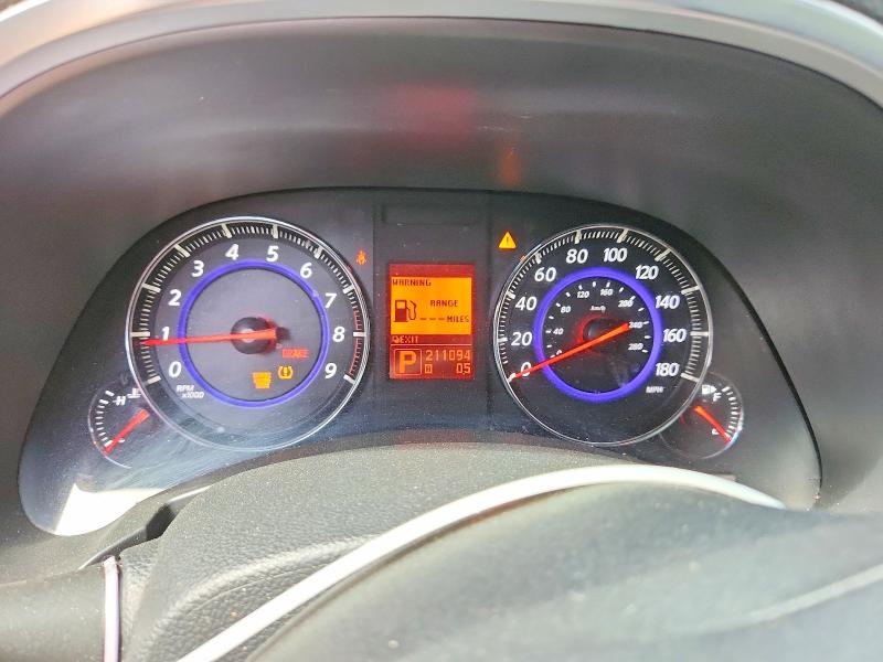 2009 Infiniti Fx VIN JNRAS18WX9M152998 COPART salvage auction — FRONT END, Md - Cert Of Salvage > 75% Damage, sold $450 on 2026-07-10 (photo 9)