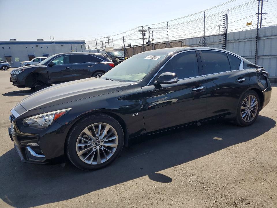 2019 Infiniti VIN JN1EV7AP8KM515659 COPART salvage auction — REAR END, Ca - Salvage Certificate, sold $3,850 on 2026-07-13 (photo 1)