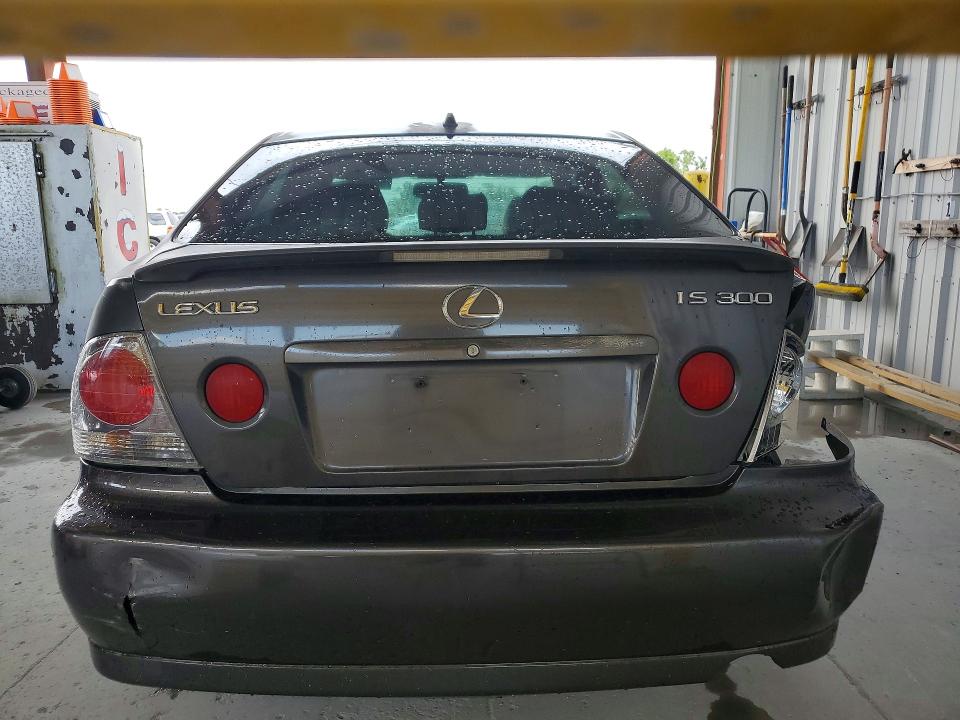 2005 Lexus Is 300 VIN JTHBD192150098890 COPART salvage auction — REAR END, Fl - Cert Of Title Slvg Rebuildable, sold $375 on 2026-07-10 (photo 6)