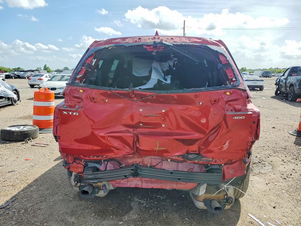 2024 Cadillac VIN 1GYKPCRS0RZ745117 COPART salvage auction — REAR END, TX - SALVAGE VEHICLE TITLE (P), sold $7,400 on 2026-07-16 (photo 6)