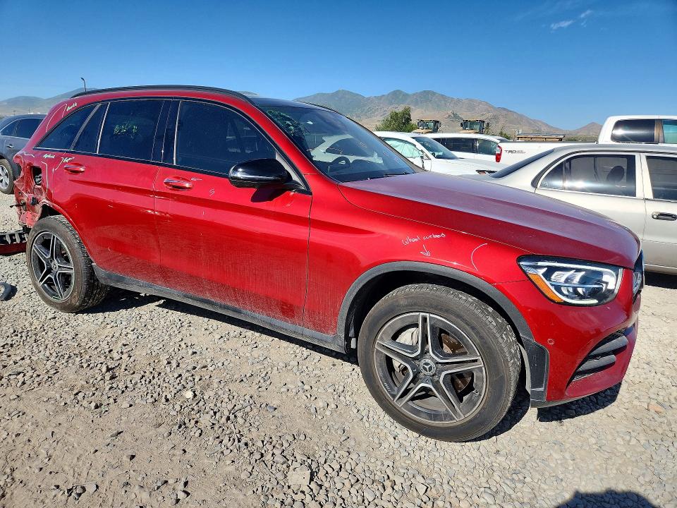 2020 Mercedes-benz Glc VIN W1N0G8EBXLF859515 COPART salvage auction — REAR END, Ut - Salvage Certificate, sold $9,600 on 2026-07-24 (photo 4)