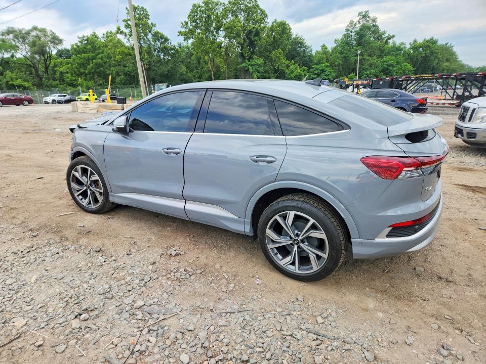 2023 Audi Q4 e-tron VIN WA142BFZ8PP025379 COPART salvage auction — FRONT END, Md - Cert Of Salvage > 75% Damage, sold $12,300 on 2026-07-07 (photo 2)