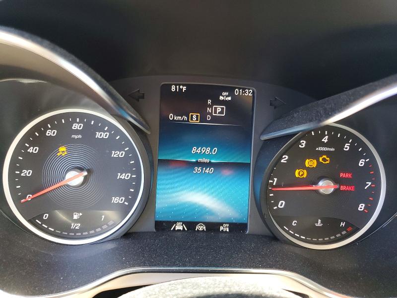 2022 Mercedes-benz Glc VIN W1N0G8EB8NV332291 COPART salvage auction — SIDE, Ca - Salvage Certificate, sold $11,700 on 2026-07-14 (photo 9)