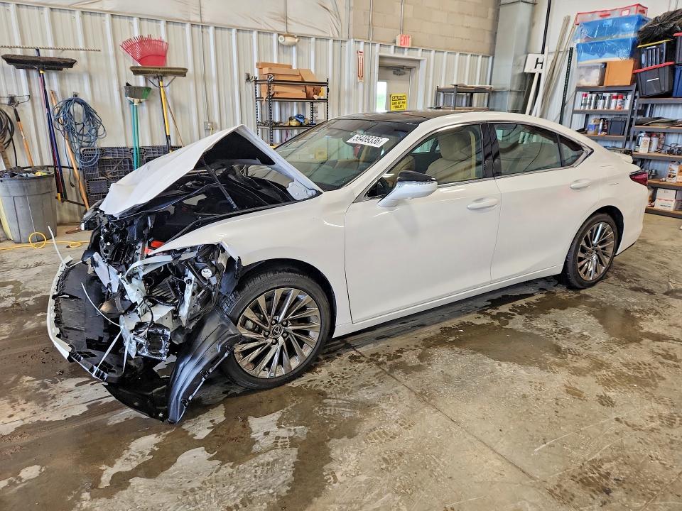 2025 Lexus ES VIN 58AFZ1B19SU218871 COPART salvage auction — FRONT END, Wi - Cert Of Title-Claim Paid, sold $27,250 on 2026-07-07 (photo 1)