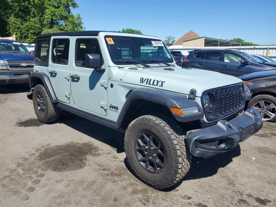 2024 Jeep Wrangler / VIN 1C4PJXDN5RW106996 COPART salvage auction — REAR END, Nj - Cert Of Title-Salvage, sold $14,000 on 2026-07-02 (photo 4)