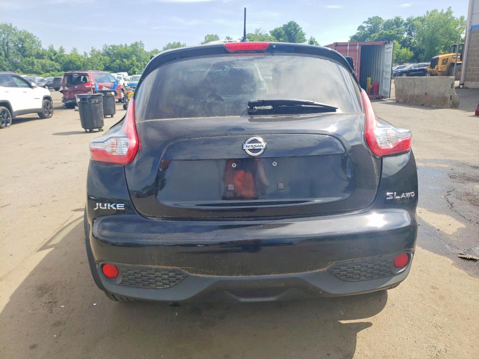 2015 Nissan Juke VIN JN8AF5MV3FT559382 COPART salvage auction — ROLLOVER, Ct - Cert Of Title-Salvage, sold $600 on 2026-07-10 (photo 6)