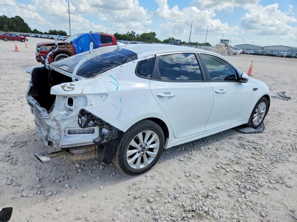 2018 Kia Optima VIN 5XXGT4L3XJG274518 COPART salvage auction — REAR END, Id - Salvage Certificate Of Title, sold $3,100 on 2026-07-09 (photo 3)
