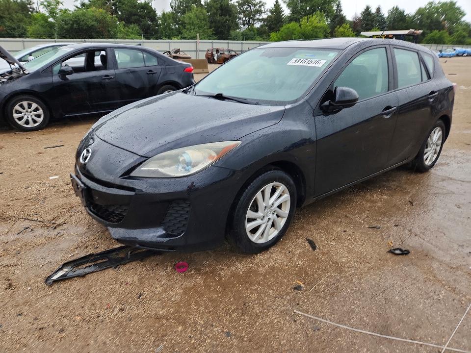 2012 Mazda VIN JM1BL1M75C1649045 COPART salvage auction — SIDE, Il - Salvage Certificate, sold $250 on 2026-07-28 (photo 1)