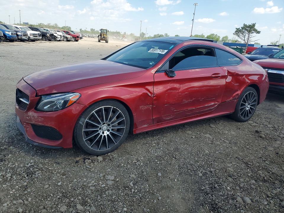 2017 Mercedes-benz C-klasse VIN WDDWJ4JB6HF502461 COPART salvage auction — SIDE, Mi - Certificate Of Title, sold $4,000 on 2026-07-10 (photo 1)