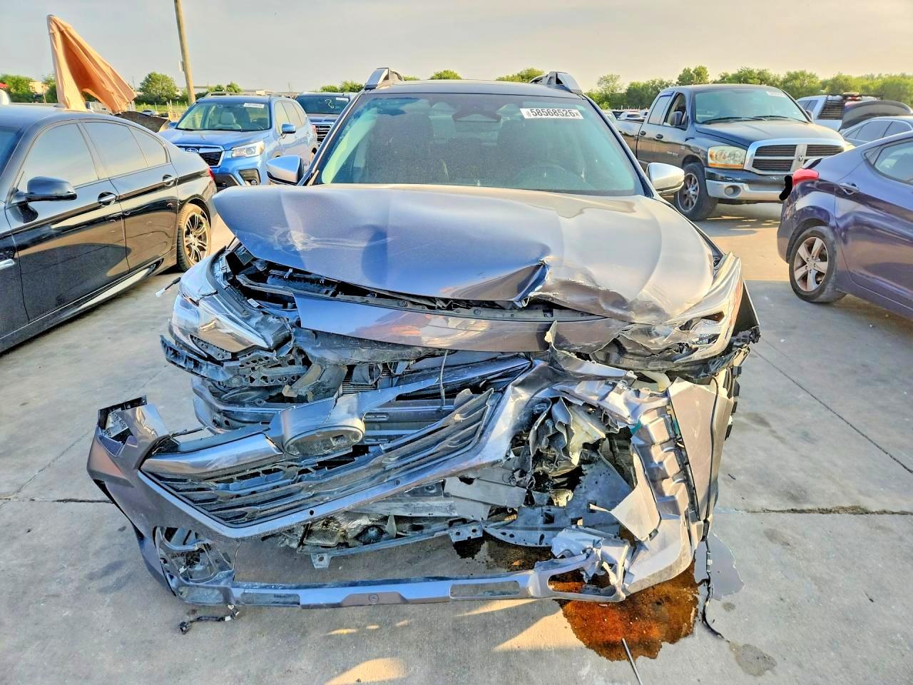 2024 Subaru Outback VIN 4S4BTGPD2R3107155 COPART salvage auction — Front End, TX - SALVAGE VEHICLE TITLE, sold $3,950 on 2026-07-09 (photo 5)