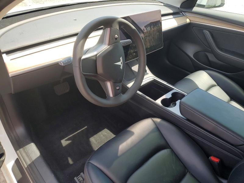 2021 Tesla VIN 5YJ3E1EA2MF031019 COPART salvage auction — SIDE, NJ - CERT OF TITLE-SALVAGE, sold $7,600 on 2026-07-27 (photo 8)