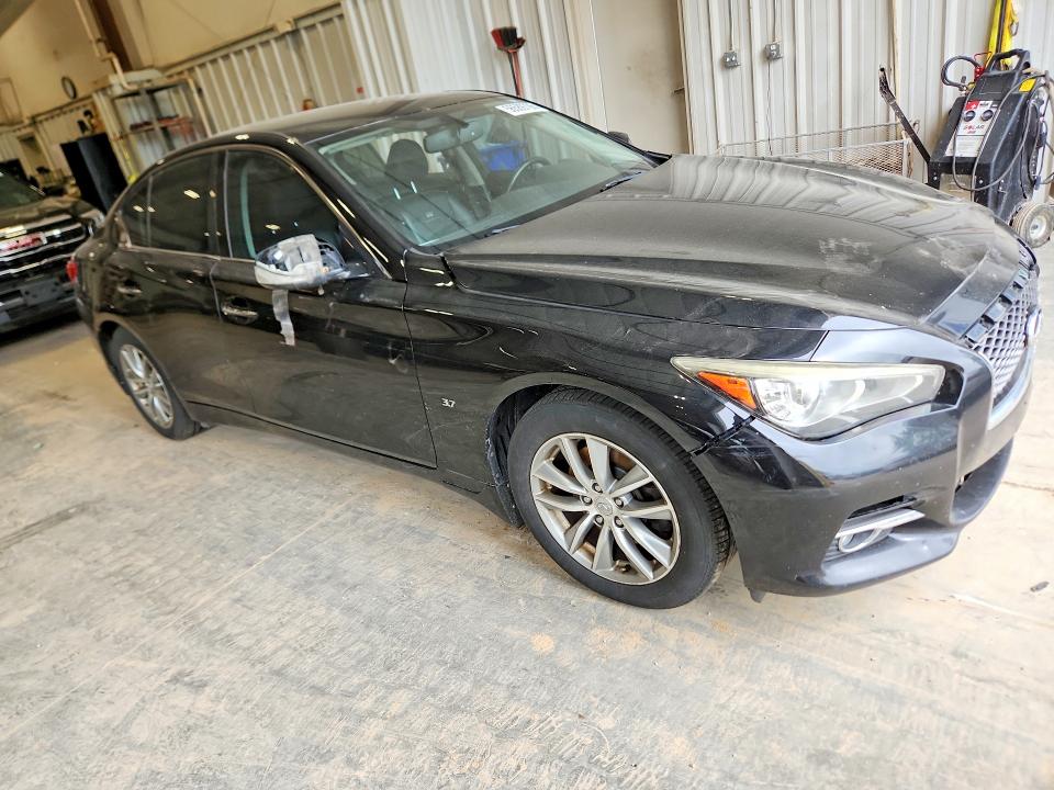 2014 Infiniti Q50 VIN JN1BV7AR0EM702113 COPART salvage auction — FRONT END, Wi - Junked Vehicle Bill Of Sale, sold $375 on 2026-07-15 (photo 4)