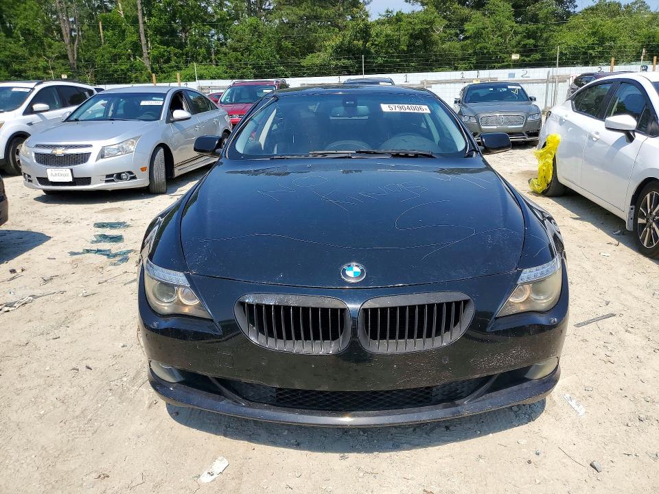 2008 BMW 6 series VIN WBAEA53598CV90620 COPART salvage auction — VANDALISM, De - Salvage Certificate, sold $425 on 2026-07-28 (photo 5)