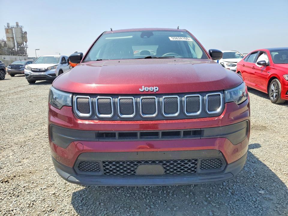 2022 Jeep Compass VIN 3C4NJDABXNT202719 COPART salvage auction — SIDE, Ca - Salvage Certificate, sold $3,750 on 2026-07-28 (photo 5)
