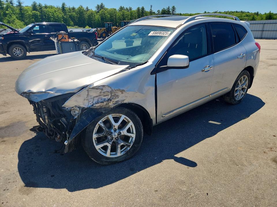 2011 Nissan Rogue VIN JN8AS5MV3BW305076 COPART salvage auction — FRONT END, Me - Cert Of Title-Salvage Collisio, sold $175 on 2026-07-24 (photo 1)