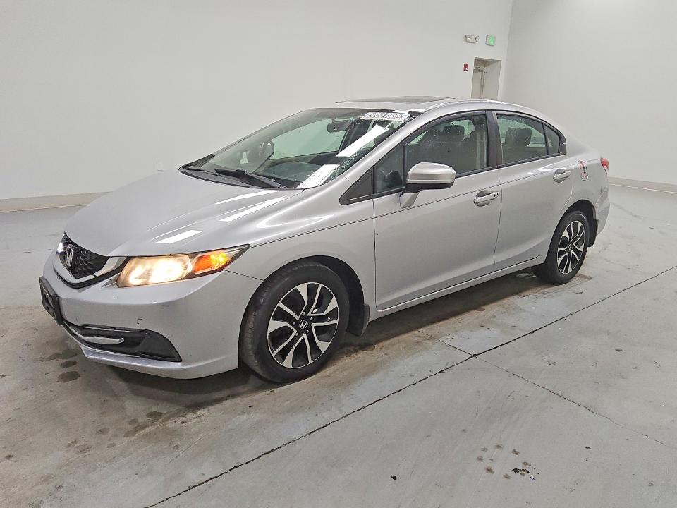 2015 Honda Civic VIN 19XFB2F83FE206586 COPART salvage auction — FRONT END, Wv - Certificate Of Title, sold $3,300 on 2026-07-07 (photo 1)