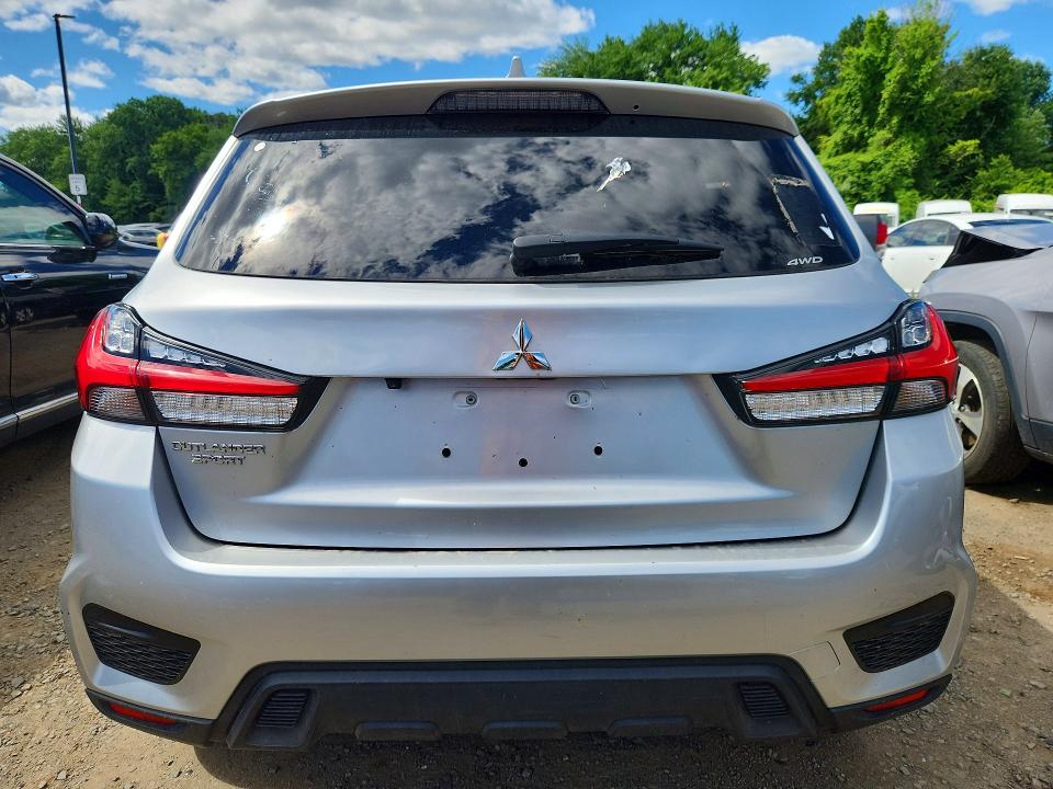 2023 Mitsubishi Outlander VIN JA4ARUAU1PU013999 COPART salvage auction — FRONT END, Va - Certificate Of Title (P), sold $8,800 on 2026-07-16 (photo 6)