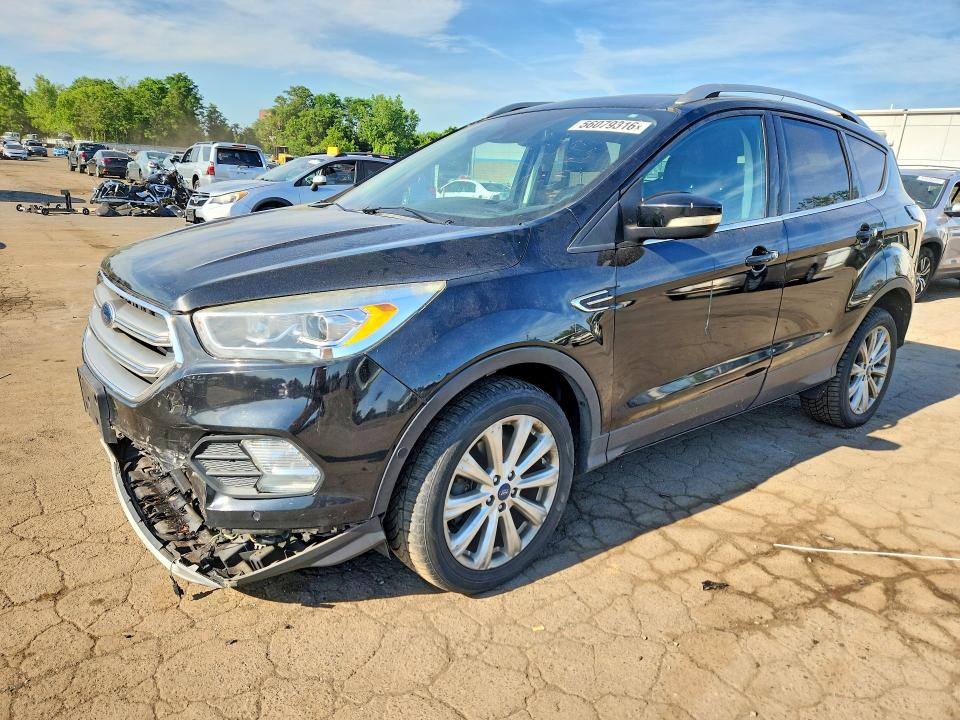 2017 Ford Escape VIN 1FMCU9JD7HUE62241 COPART salvage auction — UNDERCARRIAGE, CT - CERT OF TITLE-SALVAGE, sold $475 on 2026-07-02 (photo 1)