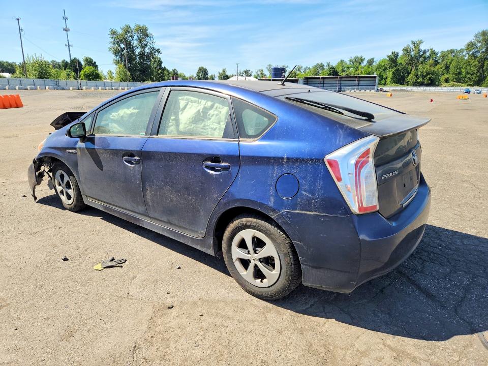 2014 Toyota Prius VIN JTDKN3DUXE1793401 COPART salvage auction — FRONT END, Or - Salvage Title Certificate, sold $1,400 on 2026-07-20 (photo 2)