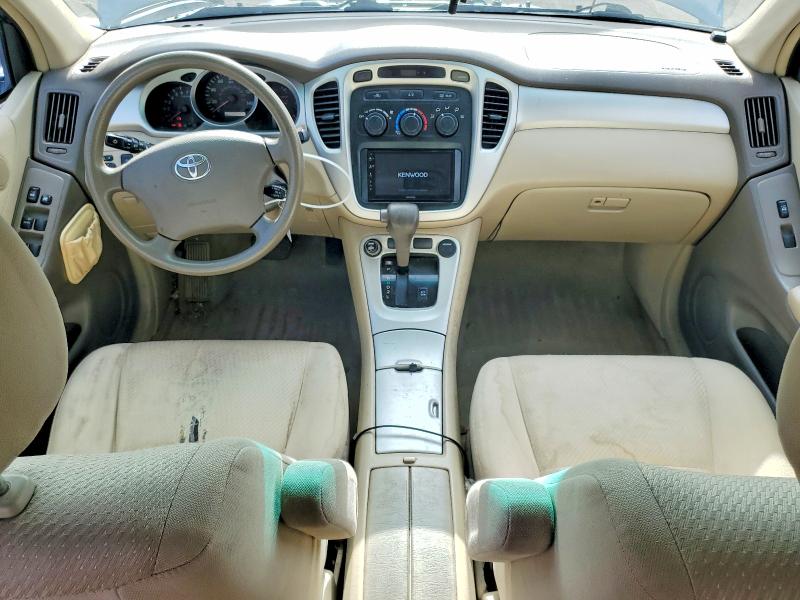 2007 Toyota Highlander VIN JTEHD21A970047768 COPART salvage auction — FRONT END, Or - Salvage Title Certificate, sold $1,000 on 2026-07-13 (photo 8)