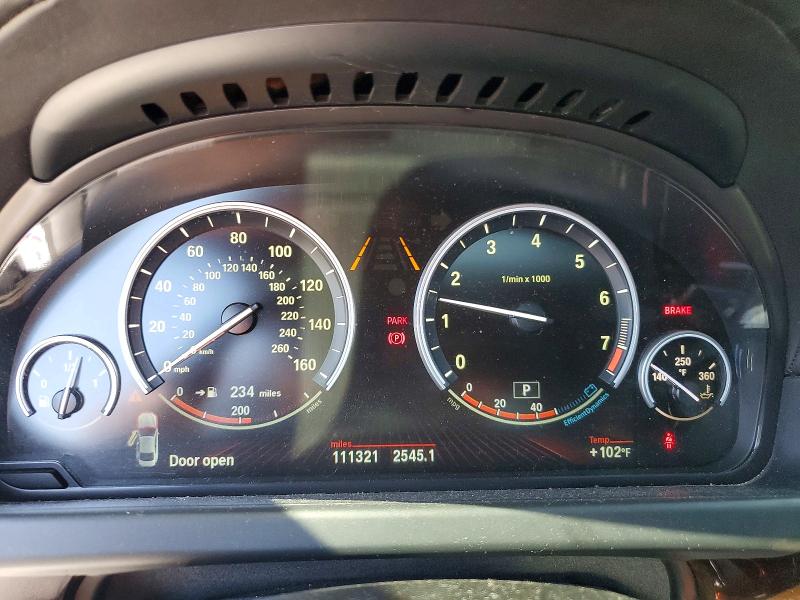 2012 BMW 6er VIN WBALX3C55CC528389 COPART salvage auction — MECHANICAL, Ca - Salvage Certificate, sold $1,800 on 2026-07-23 (photo 9)