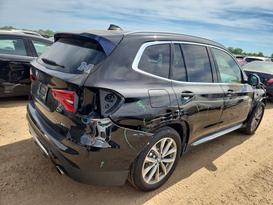 2019 BMW VIN 5UXTR9C59KLR09756 COPART salvage auction — FRONT END, Il - Salvage Certificate, sold $9,000 on 2026-07-09 (photo 3)