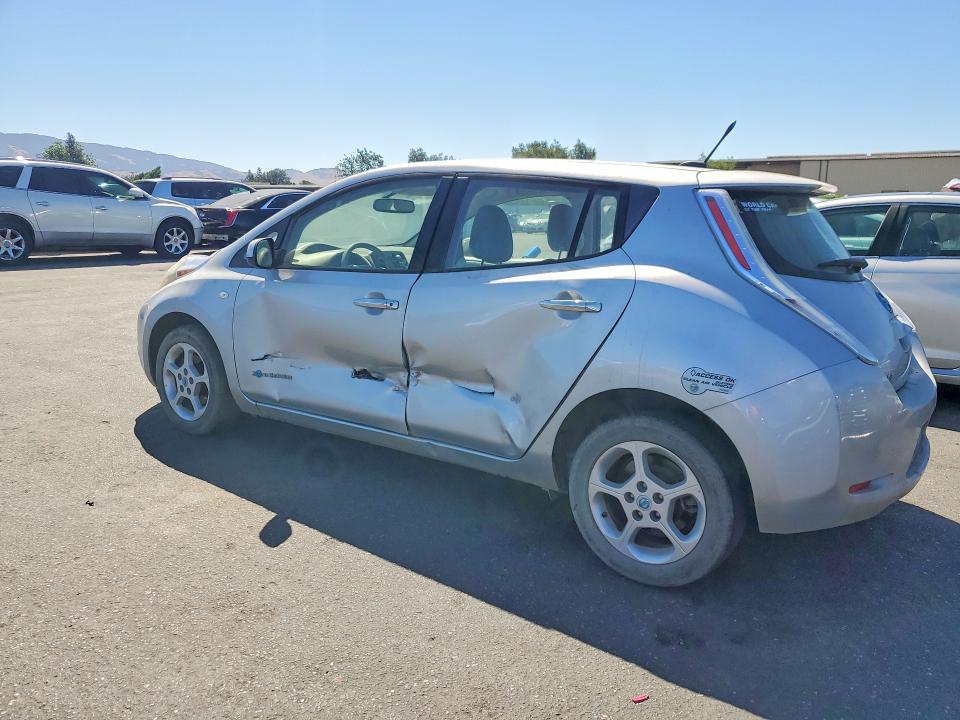 2012 Nissan Leaf VIN JN1AZ0CP9CT023205 COPART salvage auction — SIDE, Ca - Salvage Certificate, sold $50 on 2026-07-07 (photo 2)