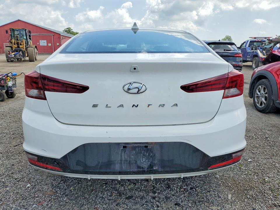 2019 Hyundai Elantra VIN KMHD84LF2KU736060 COPART salvage auction — FRONT END, ON - PERMIT SALVAGE, sold $2,450 on 2026-07-16 (photo 6)