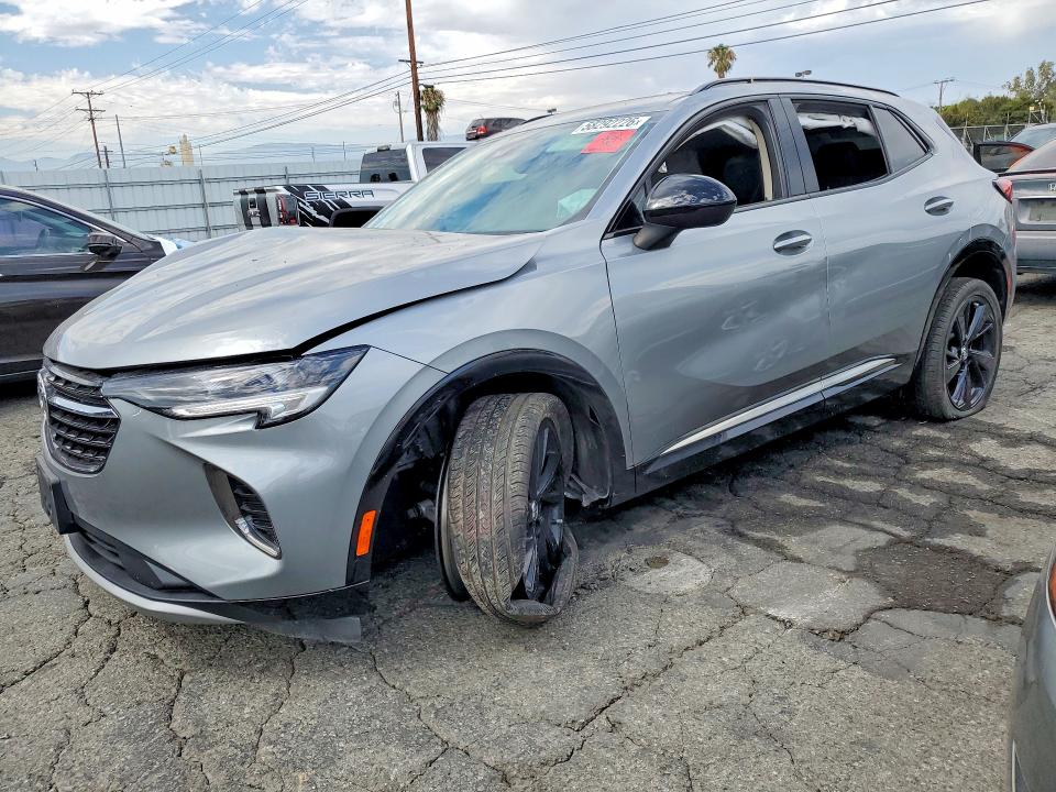 2023 Buick Envision VIN LRBFZNR48PD036247 COPART salvage auction — FRONT END, Ca - Salvage Certificate, sold $2,750 on 2026-07-27 (photo 1)