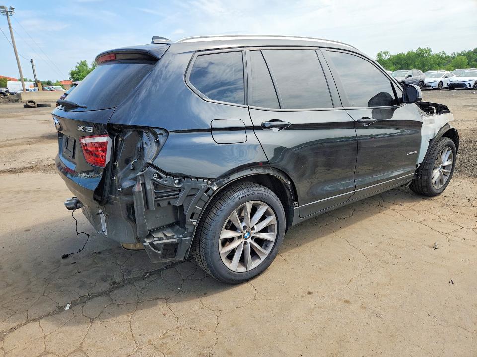 2017 BMW X3 VIN 5UXWX9C3XH0T16757 COPART salvage auction — FRONT END, Ct - Cert Of Title-Salvage, sold $475 on 2026-07-21 (photo 3)