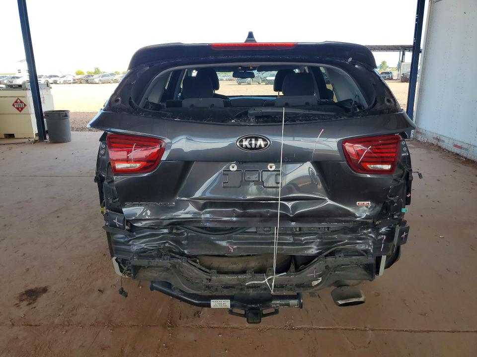 2019 Kia Sorento VIN 5XYPG4A34KG525120 COPART salvage auction — REAR END, Az - Cert Of Title - Salvage, sold $550 on 2026-07-28 (photo 6)