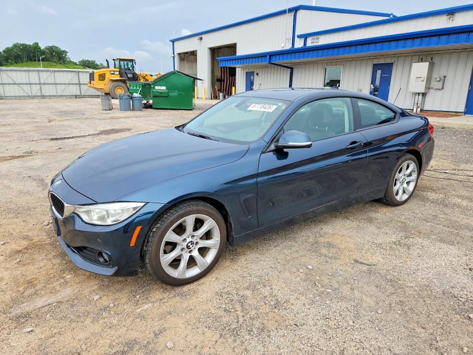 2015 BMW 4er VIN WBA3N5C54FK484770 COPART salvage auction — HAIL, Wi - Certificate Of Title, sold $5,800 on 2026-08-11 (photo 1)