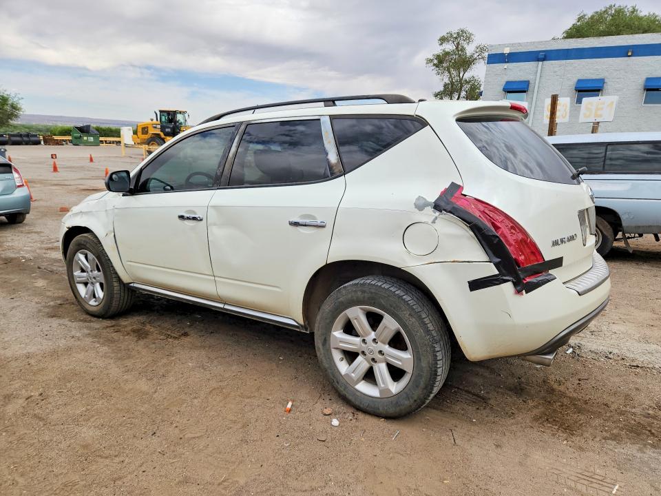 2007 Nissan Murano VIN JN8AZ08W27W647479 COPART salvage auction — BURN, NM - CERT OF TITLE-SALVAGE (P), sold $275 on 2026-07-02 (photo 2)